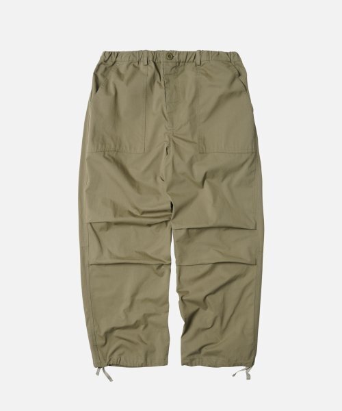 FRIZMWORKS(フリズムワークス)の「BANDING WIDE FATIGUE PANTS _ KHAKI BEIGE(その他パンツ・メンズ・その他・MEDIUM/LARGE/X-LARGE)」の1枚目の写真