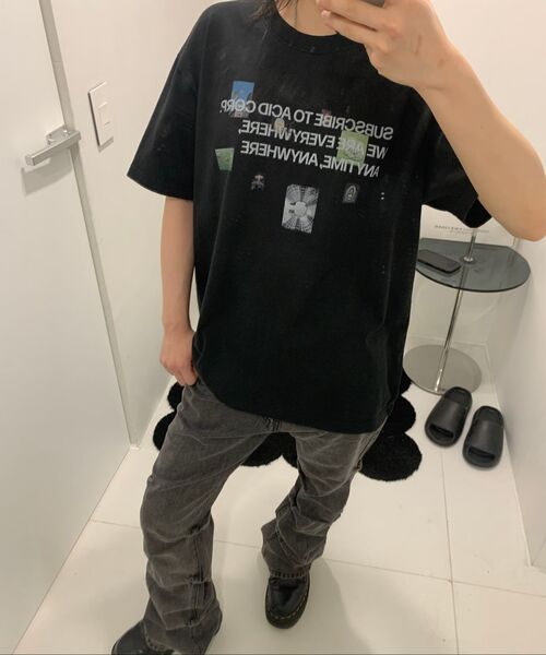 SLOWACID（スローアシッド）の「オルタネートタックフレアデニムパンツ[グレー]（デニムパンツ・レディース・グレー・SMALL/MEDIUM/LARGE）」の9枚目の写真