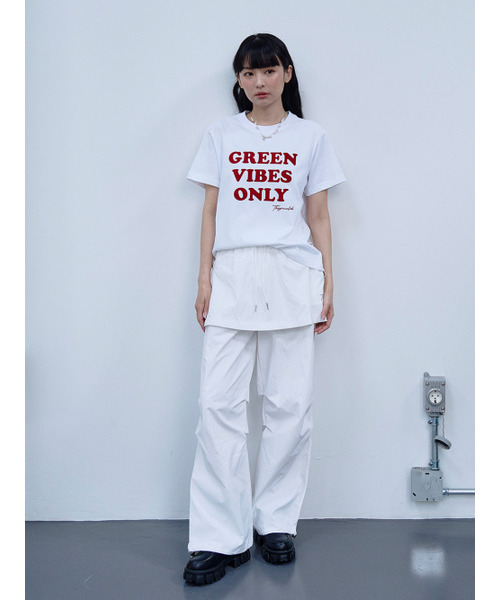 THE GREEN LAB（ザグリーンラボ）の「スカートレイヤードバンディングパンツ[ホワイト]（その他パンツ・レディース・その他・FREE）」の16枚目の写真