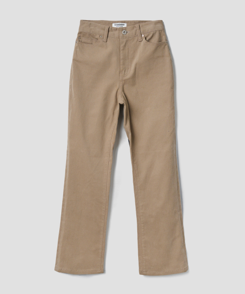 TTUDEMENT（トュードメント）の「COTTON FLARED PANTS_BEIGE（その他パンツ・レディース・その他・LARGE/SMALL/MEDIUM）」の5枚目の写真