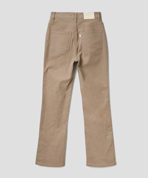 TTUDEMENT（トュードメント）の「COTTON FLARED PANTS_BEIGE（その他パンツ・レディース・その他・LARGE/SMALL/MEDIUM）」の6枚目の写真
