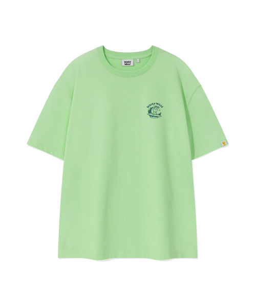 Wacky WiLLy(ワッキーウィリー)の「サーフィンキキグラフィック半袖Tシャツグリーン(Tシャツ/カットソー・レディース・その他・SMALL/MEDIUM/LARGE/X-LARGE)」の2枚目の写真