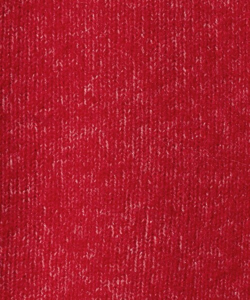 6(ロク)の「<6(ROKU)>アルパカウールナイロン カーディガン(カーディガン/ボレロ・レディース・レッド/ブラック・FREE)」の9枚目の写真