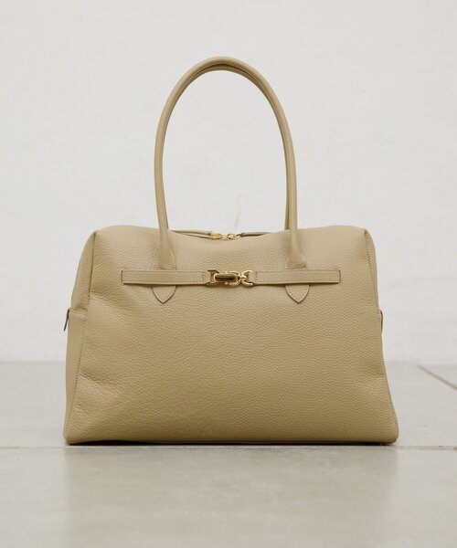 GALLARDAGALANTE（ガリャルダガランテ）の「【2.718】バックルボストンバッグ（ボストンバッグ・レディース・ベージュ/オフホワイト・FREE）」の7枚目の写真