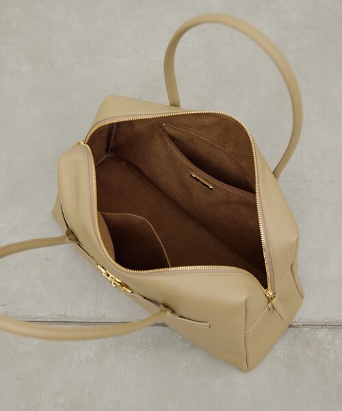 GALLARDAGALANTE（ガリャルダガランテ）の「【2.718】バックルボストンバッグ（ボストンバッグ・レディース・ベージュ/オフホワイト・FREE）」の11枚目の写真