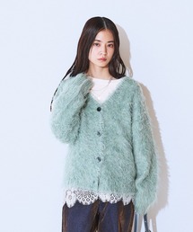 JEANASIS | ブークレシャギーVカーディガン/634208(カーディガン/ボレロ)