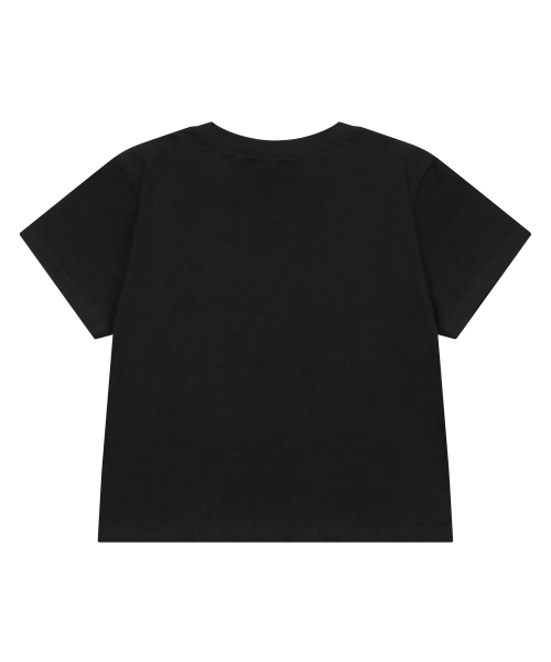 MUCENT(ムセント)の「ブランディチェックチェリーパッチラウンドネック半袖Tシャツ男女共用(Tシャツ/カットソー・レディース・ブラック・L/SHORT/M)」の3枚目の写真