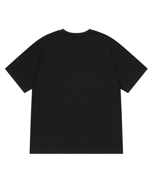 MUCENT(ムセント)の「ブランディチェックチェリーパッチラウンドネック半袖Tシャツ男女共用(Tシャツ/カットソー・レディース・ブラック・L/SHORT/M)」の7枚目の写真