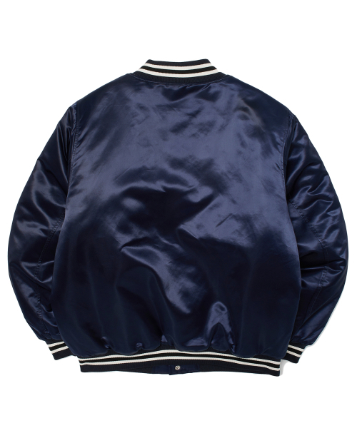 WKNDRS(ウィーキャンドース)の「CLASSIC BASEBALL JK (NAVY)(スタジャン・レディース・その他・MEDIUM/LARGE/X-LARGE)」の2枚目の写真