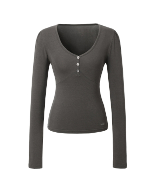 KHAKIPOINT（カーキポイント）の「Puff Long Sleeve (charcoal)（Tシャツ/カットソー・レディース・その他・FREE）」の3枚目の写真