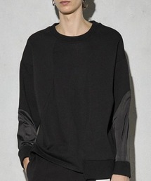 ROYAL FLASH | Maison ULA/メゾン ウラ/HYBRID MATERIAL PULLOVER(スウェット)