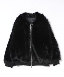 ankoROCK（アンコロック）の「a.p.o.v. -ankoROCK's select- 総ファーリブ切替オーバーサイズフードブルゾンジャケット（ブルゾン）」