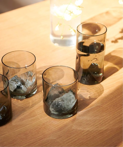 journal standard Furniture （ジャーナルスタンダードファニチャー）の「DENT GLASS S　グラス（食器・レディース・チャコールグレー/ブラウン・FREE）」の14枚目の写真