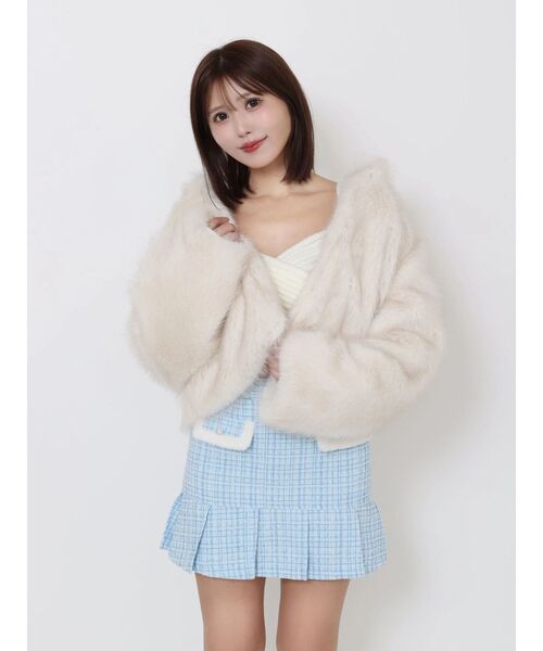 EATME（イートミー）の「ツイードプリーツスカート（スカート・レディース・ブルー/アイボリー/ブラック・SMALL/MEDIUM）」の19枚目の写真