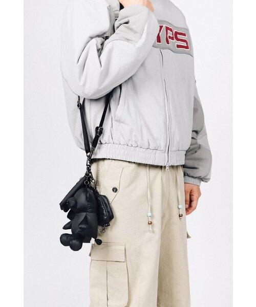 PHYSICAL DEPARTMENT（フィジカル デパートメント）の「[ミラー内蔵] ベアキリングモジュールクロスバッグ_シルバー（メッセンジャーバッグ・レディース・その他・FREE）」の13枚目の写真