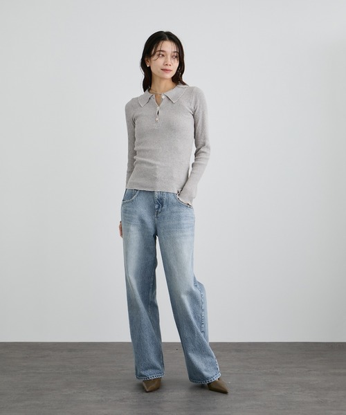 RED CARD TOKYO（レッドカード）の「【RED CARD TOKYO  for SALON】DAKOTA MOUSE（デニムパンツ・レディース・ブルー系その他5・22/23/24/25/26）」の2枚目の写真