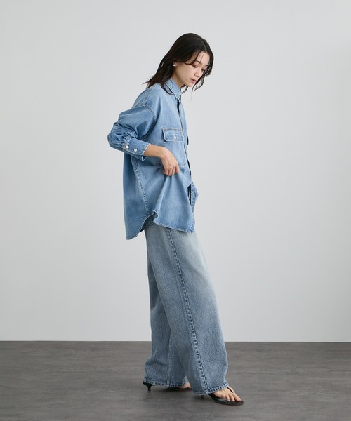 RED CARD TOKYO（レッドカード）の「【RED CARD TOKYO  for SALON】DAKOTA MOUSE（デニムパンツ・レディース・ブルー系その他5・22/23/24/25/26）」の4枚目の写真