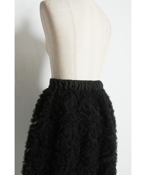 ARVELLIA(アルベリア)の「TUIIE BALLOON SKIRT(スカート・レディース・ブラック/アイボリー・M)」の11枚目の写真