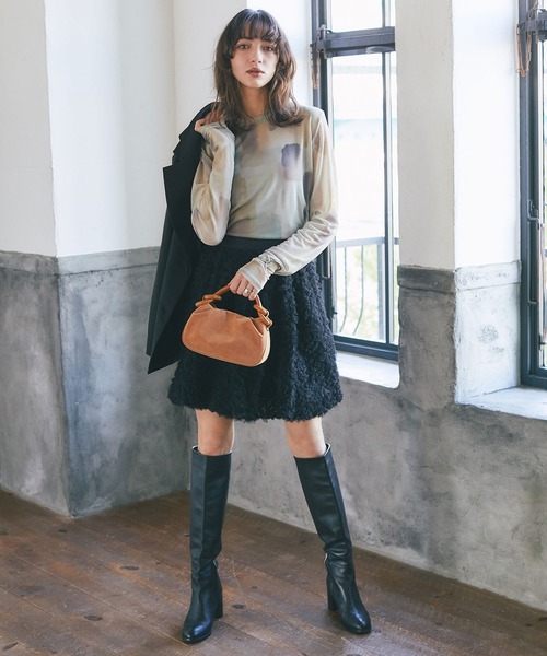 ARVELLIA(アルベリア)の「TUIIE BALLOON SKIRT(スカート・レディース・ブラック/アイボリー・M)」の17枚目の写真