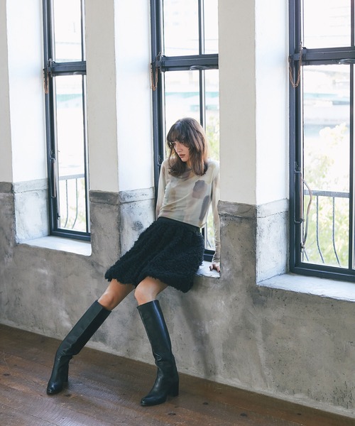 ARVELLIA(アルベリア)の「TUIIE BALLOON SKIRT(スカート・レディース・ブラック/アイボリー・M)」の20枚目の写真