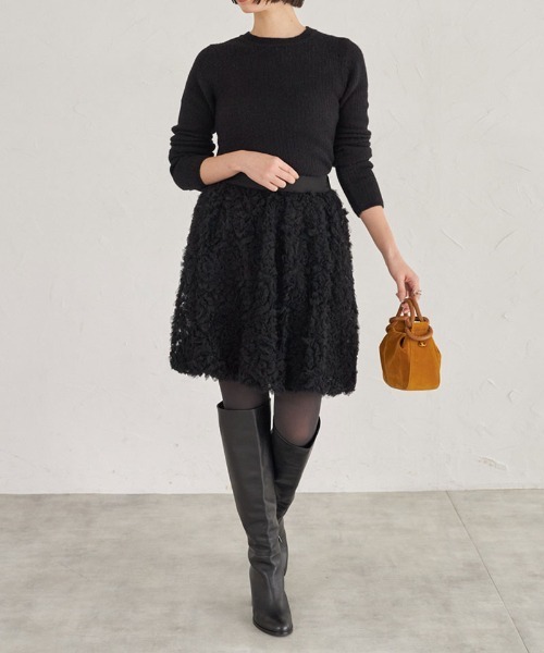 ARVELLIA(アルベリア)の「TUIIE BALLOON SKIRT(スカート・レディース・ブラック/アイボリー・M)」の22枚目の写真