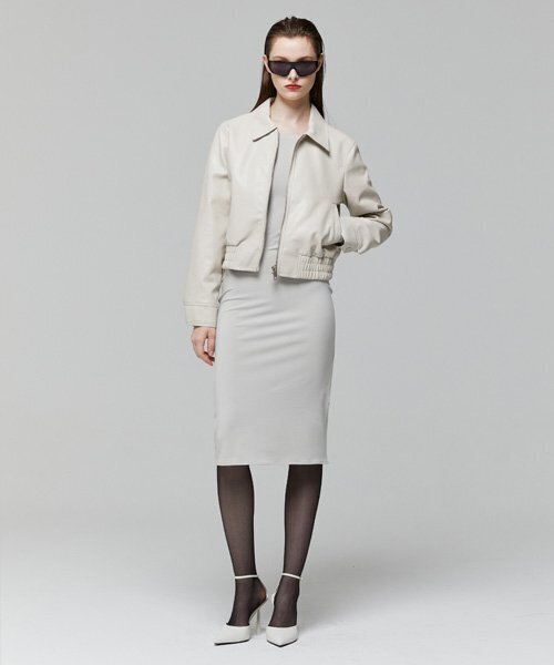 LADY VOLUME（レディーボリューム）の「OFF SHOULDER LINE DRESS_LIGHT GREY（ワンピース・レディース・その他・MEDIUM/SMALL/X-SMALL）」の6枚目の写真