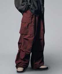 NOT4NERD(�m�b�g�t�H�[�i�[�h)��Parachute Nylon Cargo Pants - Wine(�X�E�F�b�g�p���c)