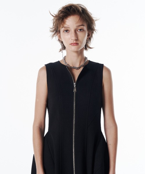 JOSE MOON(ジョゼムーン)の「BARREL FLARE DRESS/バレルフレアドレス(ドレス・レディース・ブラック系その他/アイボリー/ブラック・38/36)」の11枚目の写真