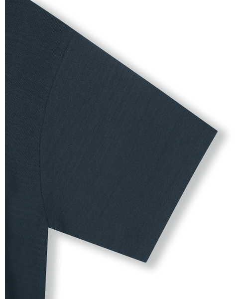 BESLOW(ビースロー)の「ファインニット ポロシャツ ダークティール(ニット/セーター・メンズ・その他・SMALL/MEDIUM/LARGE/X-LARGE)」の3枚目の写真