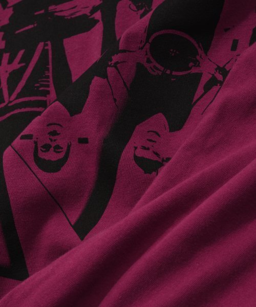 PHYSICAL DEPARTMENT(フィジカル デパートメント)の「CARTOON BASKETBALL LS PINK RED(Tシャツ/カットソー・レディース・その他・SMALL/MEDIUM/LARGE/X-LARGE)」の9枚目の写真