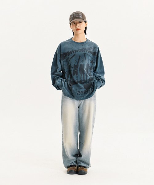 PHYSICAL DEPARTMENT(フィジカル デパートメント)の「CARTOON BASKETBALL LS PINK RED(Tシャツ/カットソー・レディース・その他・SMALL/MEDIUM/LARGE/X-LARGE)」の10枚目の写真