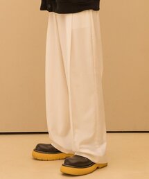 ワンタックワイドスラックス[アイボリー]