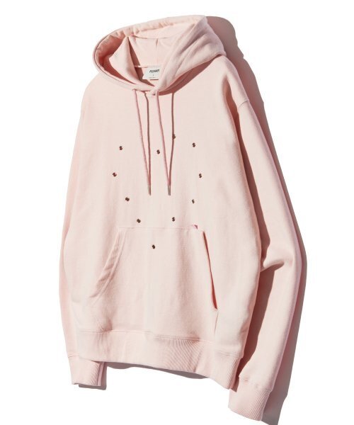 PIECEMAKER（ピースメーカー）の「HEART EYELET HOODIE (PINK) (2TYPE)（パーカー・レディース・その他・LARGE/MEDIUM）」の5枚目の写真