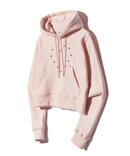 PIECEMAKER（ピースメーカー）の「HEART EYELET HOODIE (PINK) (2TYPE)（パーカー・レディース・その他・LARGE/MEDIUM）」の6枚目の写真