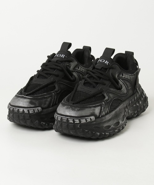 コメくいてー A'GEM/9 × .kom 『select/セレクト』CHUNKY TRAIL SNEAKERS/チャンキー