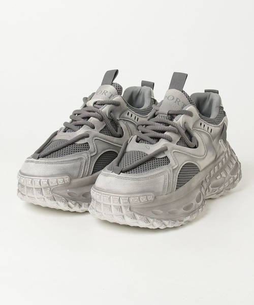 コメくいてー A'GEM/9 × .kom 『select/セレクト』CHUNKY TRAIL SNEAKERS/チャンキー