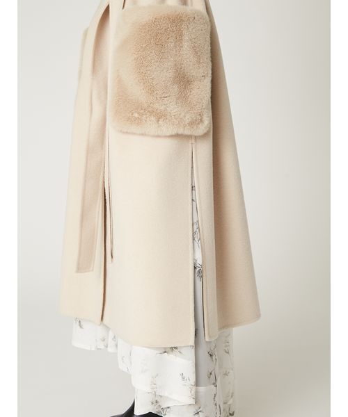 ファーポケットリバーコート（ノーカラージャケット）｜FRAY I.D