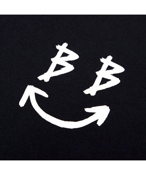 BLACK BLOND(ブラック ブロンド)の「ビビディ クラシック スマイル ロゴ Tシャツ (ブラック)(Tシャツ/カットソー・レディース・その他・LARGE/MEDIUM/X-LARGE/XX-LARGE/XXX-LARGE)」の3枚目の写真