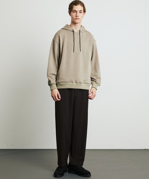 UNITED TOKYO(ユナイテッドトウキョウ)の「Naia Wool Double Knit Hoodie(パーカー・メンズ・ブラック/モカ/オリーブ・1/2)」の5枚目の写真