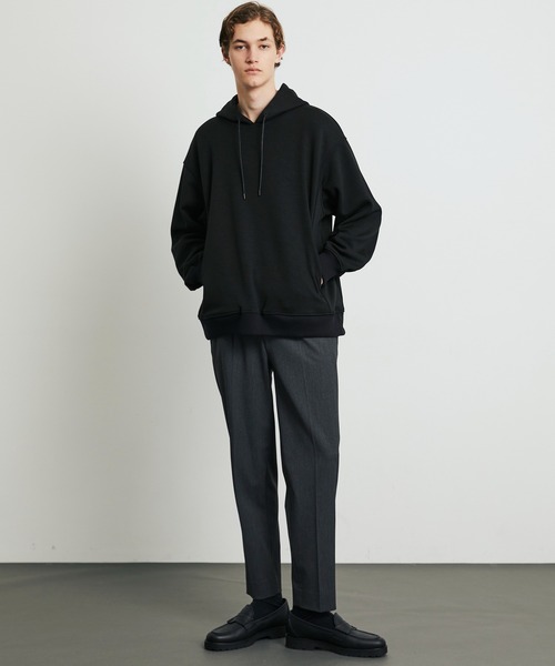 UNITED TOKYO(ユナイテッドトウキョウ)の「Naia Wool Double Knit Hoodie(パーカー・メンズ・ブラック/モカ/オリーブ・1/2)」の6枚目の写真