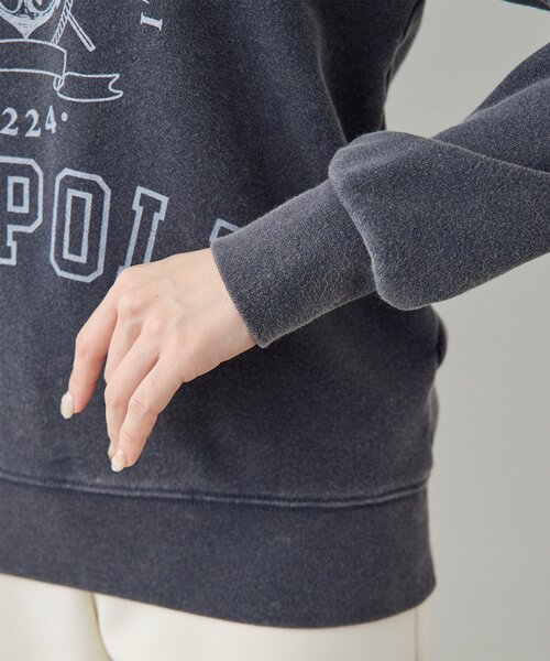 Whim Gazette（ウィムガゼット）の「マリン裏毛プルオーバー（スウェット・レディース・ネイビー/グレー/ブルー・FREE）」の9枚目の写真
