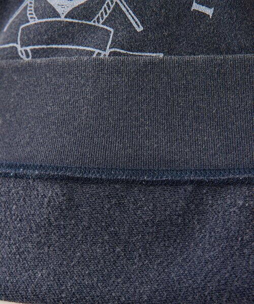 Whim Gazette（ウィムガゼット）の「マリン裏毛プルオーバー（スウェット・レディース・ネイビー/グレー/ブルー・FREE）」の7枚目の写真