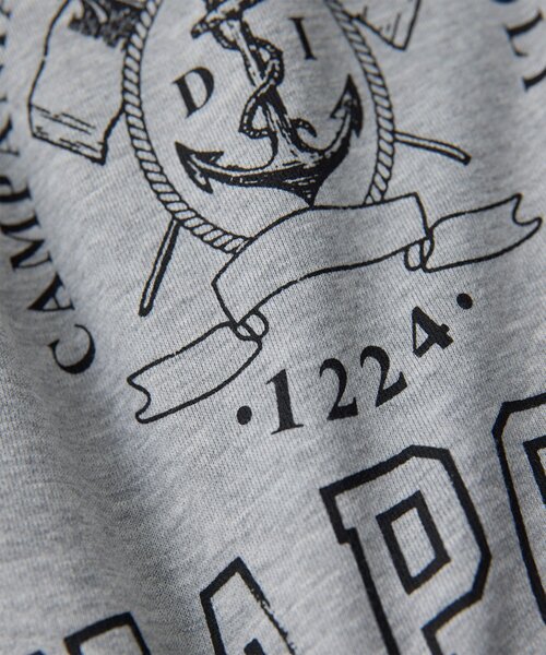 Whim Gazette（ウィムガゼット）の「マリン裏毛プルオーバー（スウェット・レディース・ネイビー/グレー/ブルー・FREE）」の5枚目の写真