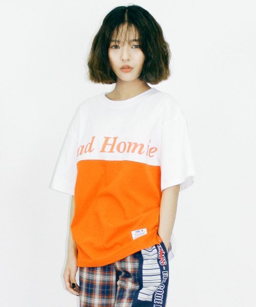 CODE I'M(コードアイエム)の「ベッドホミ Tシャツ オレンジ(Tシャツ/カットソー・レディース・その他・LARGE/MEDIUM)」の1枚目の写真