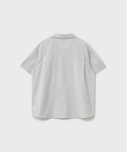 ANOTHER OFFICE WOMEN（アナザー オフィス ウーマン）の「w. Broad Open-Collar Shirt (Gary Stripe)（シャツ/ブラウス・レディース・その他・FREE）」の2枚目の写真