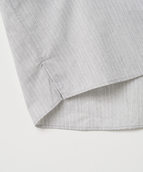 ANOTHER OFFICE WOMEN（アナザー オフィス ウーマン）の「w. Broad Open-Collar Shirt (Gary Stripe)（シャツ/ブラウス・レディース・その他・FREE）」の4枚目の写真