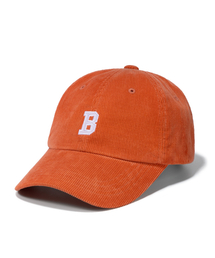 BUTDEEP（バッドディープ）の「CORDUROY B LOGO CURVED CAP-ORANGE（キャップ）」