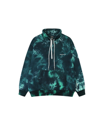 KINETICLO（キネティクロ）の「High Neck String Half Zip-up (GREEN)（その他トップス）」