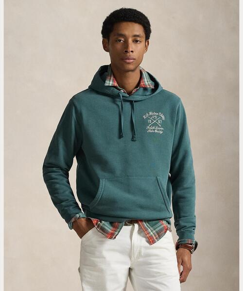 ループバック フリース グラフィック フーディ（パーカー）｜POLO
