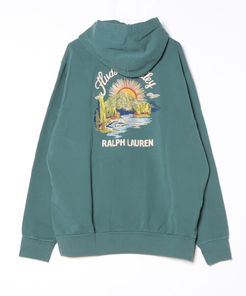 ループバック フリース グラフィック フーディ（パーカー）｜POLO